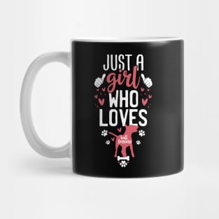 Just a Girl Who Loves Bullterriers Mug